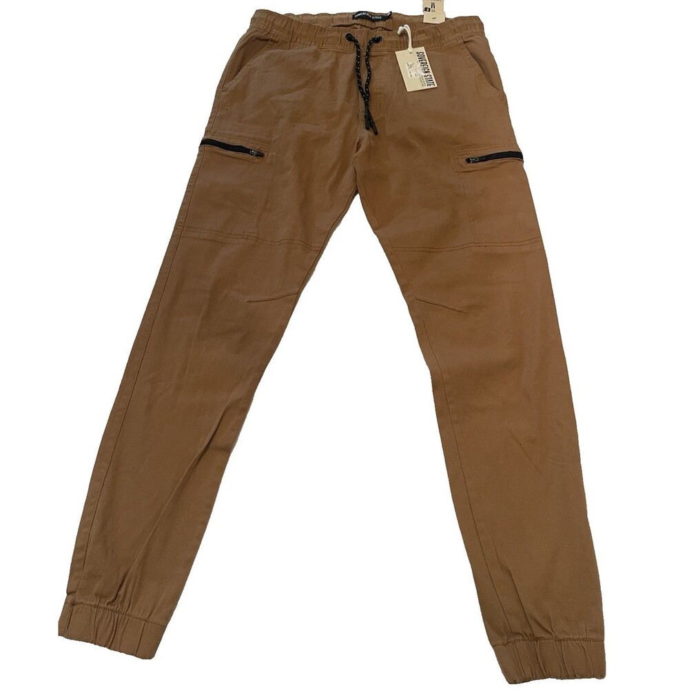 NWT Sovereign State Brown Twill Cargo Pants-M
